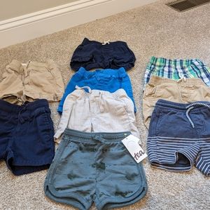 Lot boy shorts - 12-18 months - multiple brands